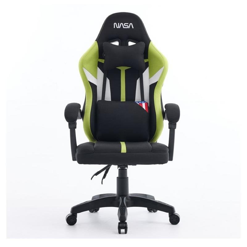 NASA Chaise gaming NASA Saturn Pro Black Green Ajustable