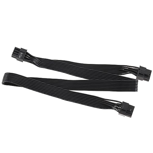 Câble d'alimentation GPU 8 broches vers double 6 2 broches PCIE compatible avec Corsair Modular RM RMX RMi HX HXi AXi SF TX TX-M Câble adaptateur d'alimentation