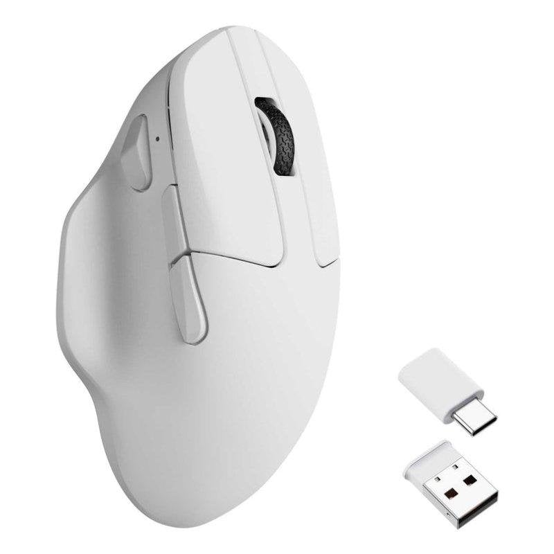 keychron Souris Keychron M7-A3 Sans Fil Filaire Bluetooth 26000 DPI White Ergonomique
