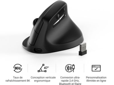 Keychron M5 8K - Sans fil - Noir