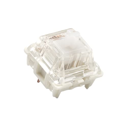 Pack de Switches Gateron KS-9 G Pro pour Claviers Mécaniques | Plate Mounted | Switch Lubrifiés (Gateron Pro Clear, 90 Pcs)