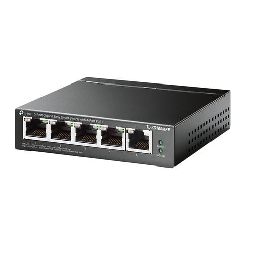 TP-Link Switch TP-Link TL-SG105MPE 5 ports Gigabit 4 PoE Smart L2