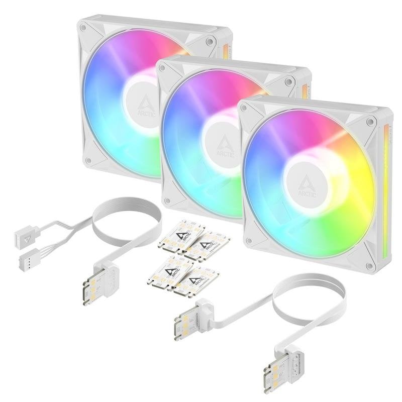 Arctic Refrigeration Air ARCTIC 140 mm BioniX P14 A-RGB White PWM 3 unités