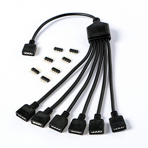 Gelid 1 To 6 Splitter CA RGB 02