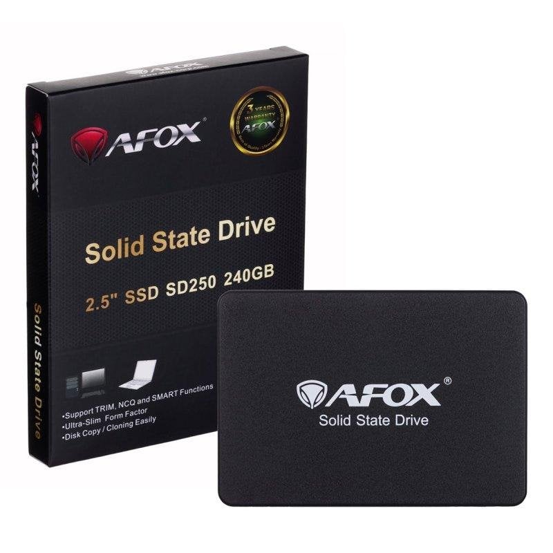 grafoplas Disque Dur Grafoplás AFOX SD250-240GN 240GB SSD 2,5'' TLC 555MB s SATA III