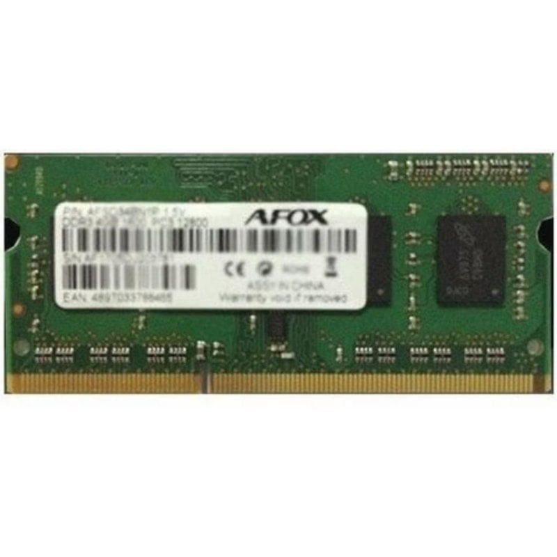 afox Mémoire RAM AFOX AFSD38CK1P 8GB 1x8GB DDR3 1866MHz SO-DIMM Laptop