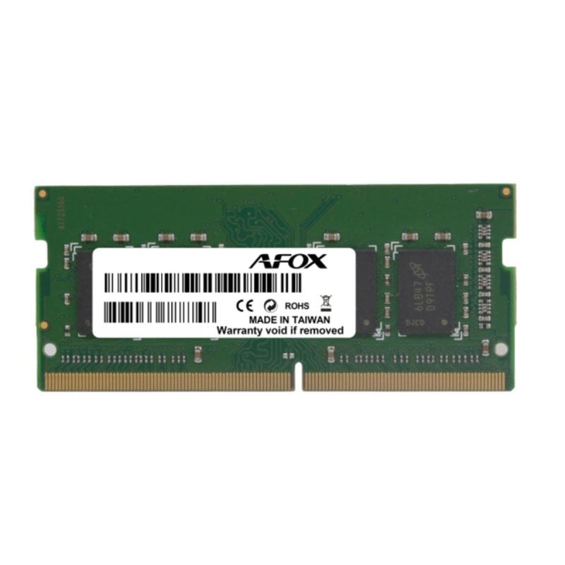 afox Mémoire RAM Afox AFSD38BK1P 8GB 1x8GB DDR3 1600MHz SO-DIMM 204-pin Black