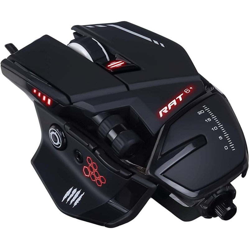 mad-catz Mad Catz R.A.T. 6 Souris de jeu 12 000 DPI RVB Black