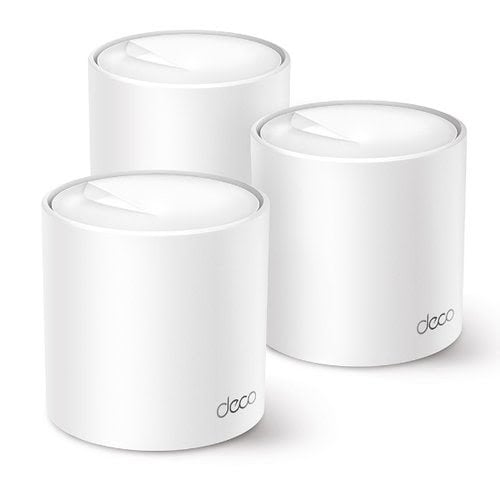 TP-Link Deco WiFi 6 Mesh AX3000Mbps Deco X50(3-Pack), Système WiFi 6 pour Toute la Maison, Couverture de 550㎡, Installation Facile, Contrôle Parental, Compatible avec Toutes Les Box Fibre