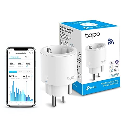 tapo-by-tp-link Prise intelligente TP-Link Tapo P115 Wi-Fi Commande vocale et Statistiques de consommation