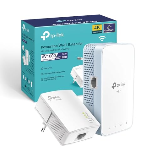 TP-Link TL-Wpa1000 Kit V1 - Kit Adattatore Powerline 1gbe, Homeplug Av (hpav)