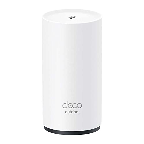 TP-Link Deco WiFi 6 Mesh AX3000Mbps Outdoor Routeur Deco X50-Outdoor, Couverture de 230㎡, Étanche IP65, Idéal pour Les scènes extérieures comme Le Jardin et la Piscine, Fonctionne avec Tous Les Deco
