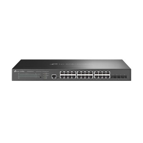 TP-Link TP-Link TL-SG3428XPP-M2 commutateur réseau Géré L2 2.5G Ethernet (100 1000 2500) Connexion Ethernet, supportant l'alimentation via ce port (PoE) 1U Black