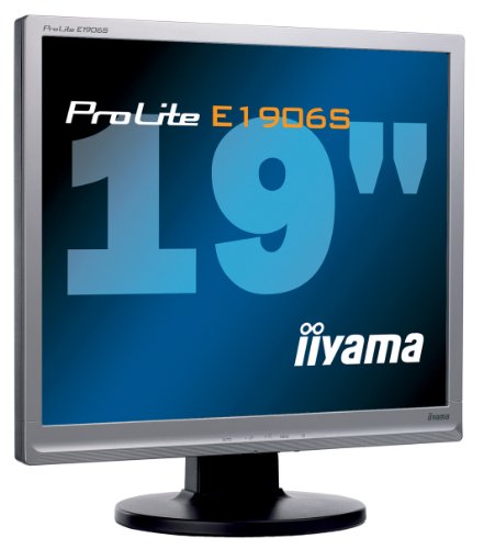 iiYama ProLite E1906S Ecran PC LCD 19 20000 1 250 cd m² VGA DVI (HDCP) 1280 x 1024 5 ms Argent