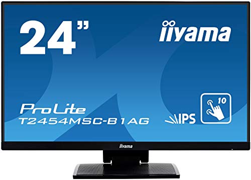 IIYAMA Ecran LED ProLite T2454MSC B1AG 23 8 Tactile 1920 x 1080 Full HD 1080p IPS 250 cd mA� 1000 1 5 ms
