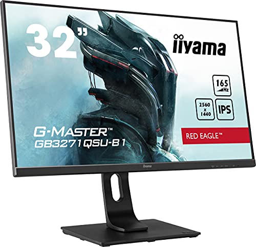 Ecran PC Gamer IIYAMA G Master Red Eagle 315 WQHD Dalle IPS 1 ms 165 Hz HDMI DisplayPort USB 3 0 AMD FreeSync
