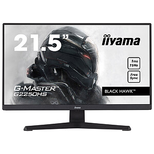 Iiyama iiyama G MASTER G2250HS B1 A�cran plat de PC 54,6 cm 21 5  1920 x 1080 pixels Full HD LED Black