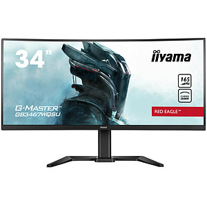 Iiyama Iiyama G MASTER RED EAGLE GB3467WQSU B5 34 LED UWQHD 165Hz FreeSync Premium CourbA�
