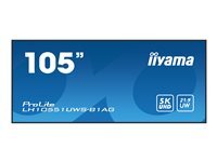 Iiyama Écran PC iiyama LH10551UWS-B1AG 105 UltraWide 5K IPS LED 60Hz XL Signalisation