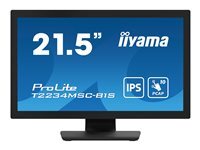 Iiyama Prolite T2234msC-B1s Monitor Pc 54,6 Cm [21.5] 1920 X 1080 Pixel Full Hd Touch Screen Nero (iiyama Prolite T2234msC-B1s Computer Monitor 54.6