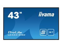 Iiyama ProLite LE4341S-B2 43 Classe (42.5 visualisable) ecran LCD retro-eclaire par LED - Full HD - pour signalisation numerique