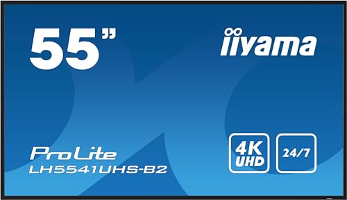 Iiyama Écran PC iiyama LH5541UHS-B2 54,6 UltraHD 4K 60Hz IPS XL Son Intégré VESA