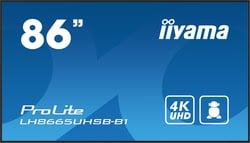 Iiyama LH8665UHSB-B1 Écran IPS 86″ 4K UHD 800 cd m² Android 11 Wi-Fi 24h 24 et 7j 7