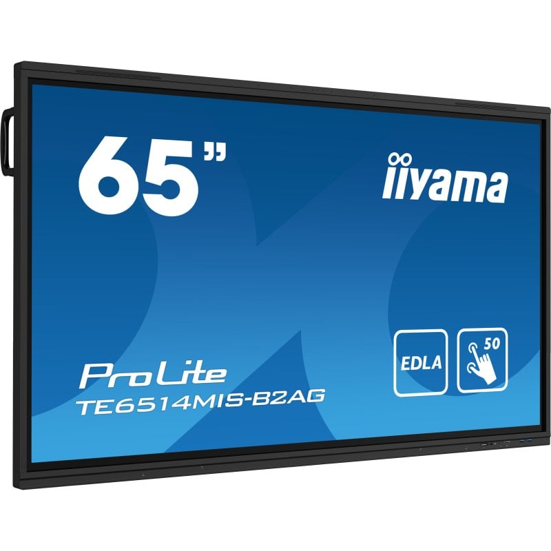 Iiyama Écran interactif iiyama PROLITE TE6514MIS-B2AG 65″ 4K PureTouch Android 13 52 W