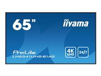 Iiyama Écran PC iiyama LH6541UHS-B1AG 64,5 UltraHD 4K 60Hz VA XL 24 7 Haut-parleurs