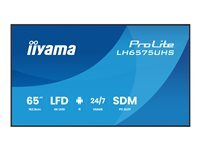 Iiyama iiyama ProLite LH6575UHS-B2AG 65 Classe (64.5 visualisable) ecran LCD retro-eclaire par LED - 4K - pour signalisation numerique