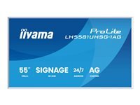 Iiyama ProLite LH5581UHSG-1AG 55 Classe (54.6 visualisable) ecran LCD retro-eclaire par LED - 4K - pour signalisation numerique