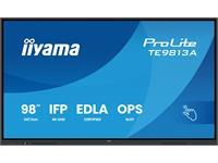 Iiyama ProLite TE9813A-B2AG 98 Classe (97.5 visualisable) ecran LCD retro-eclaire par LED - 4K - pour signaletique numerique communication interactive