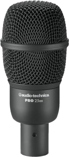 Audio-Technica PRO 25ax Microphone dynamique hypercardioïde pour instruments avec haut niveau de pression acoustique Noir