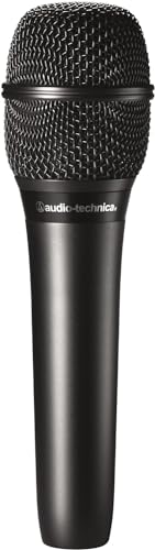 Audio-Technica 2010 Microphone Main Voix Cardioïde à Électret Noir