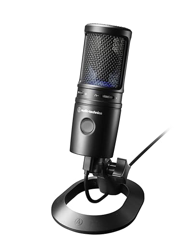 Audio-Technica AT2020USB-X Microphone USB cardioïde à électret Noir