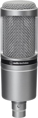Audio-Technica AT2020GM Microphone Cardioïde à Électret Argent
