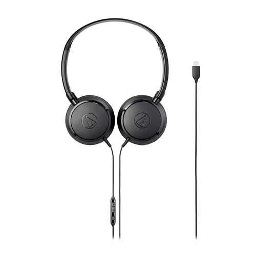 Audio-Technica ATH-S120C-BK USB-C Casque Noir