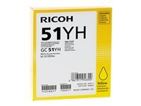 Ricoh GC 51YH - a rendement eleve - Yellow - original - cartouche d'encre