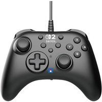 Manette filaire - HORI - Horipad - Nintendo Switch et Switch 2 - Bouton Nintendo C - Boutons arriere programmables - Black