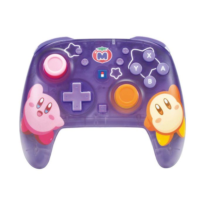 Manette sans fil Horipad Turbo Nintendo Switch 2 - HORI - Bouton C - Autonomie 10 h - Cable USB-C - Motif Kirby et Waddle Dee