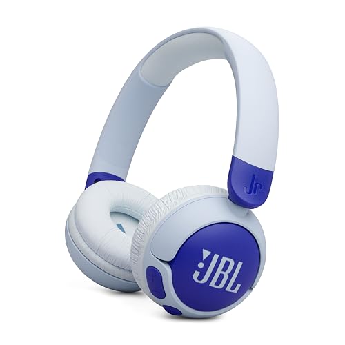 JBL Junior 320BT Casque Supra-auriculaire pour Enfants, Compatible Bluetooth, Fonction de contrôle du Volume, Microphone intégré, Environ 50 Heures de Lecture Continue, Compatible avec Application