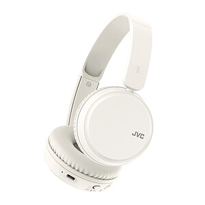 JVC HA S36W Casque Bluetooth Pliable Blanc