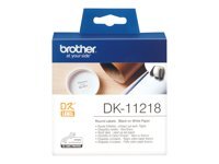 Brother Pack Étiquettes Circulaires en Papier 24mm 1000 Unités