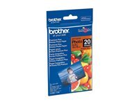 Brother BP - papier photo - brillant - 20 feuille(s) - 100 x 150 mm