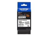 Brother Cintas pour imprimante d'étiquettes Brother TZE-S231 1,2 cm x 8 m Black sur White