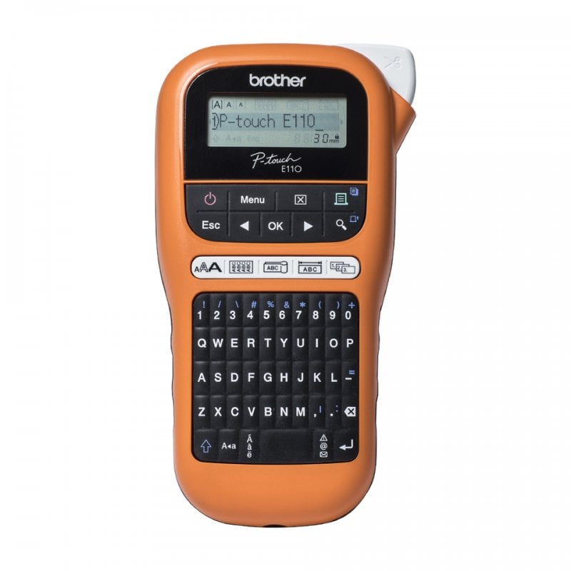 Brother PT-E110VP imprimante pour étiquettes Thermique directe Couleur 180 x 180 DPI 20 mm sec TZe QWERTY