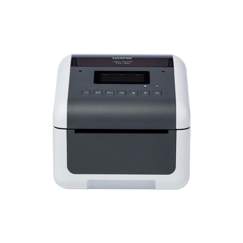 Brother Imprimante d'étiquettes de bureau Wi-Fi Bluetooth Brother TD-4455DNWB polyvalente