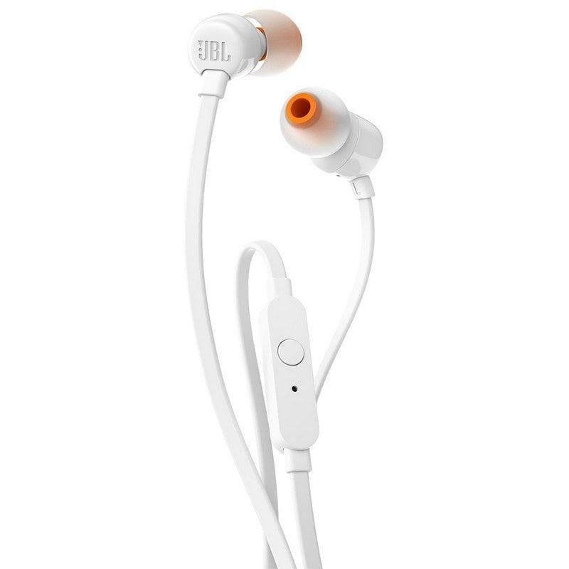 JBL Auriculaires JBL T110 filaires Jack 3,5 mm Musique Microphone White