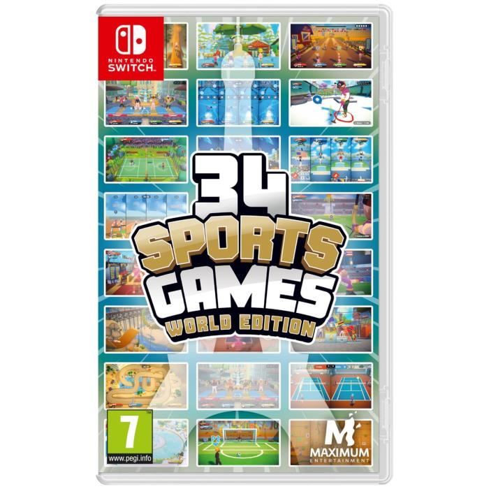 34 Sports Games World - Jeu Nintendo Switch