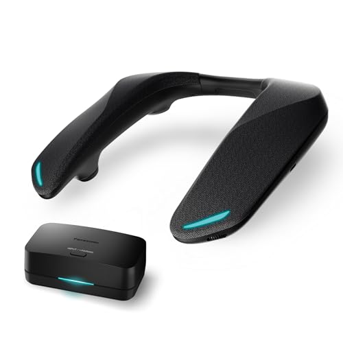 Panasonic SC-GNW30 Enceinte Tour de Cou sans Fil, Home cinéma, Système Audio Surround, Micro intégré, HDMI 2.1, USB, Bluetooth 5.3, Batterie 9 h, Compatible avec TV, PC, macOS, PS4 PS5 Switch Xbox